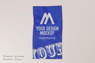 Beach Towel Mockup Isolated – Free Stock Photo for Download