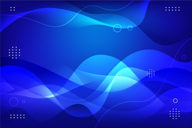 Gradient Blue Wavy Background – Free Stock Photo for Download