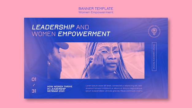 Women Empowerment Banner Template – Free Download