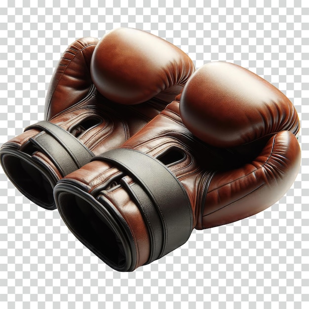 Transparent Background Brown Boxing Gloves – Free Download