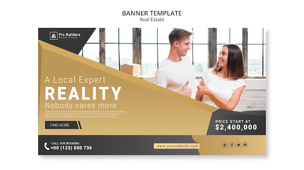 Real Estate Banner Design – Free Download, Free Stock Photo