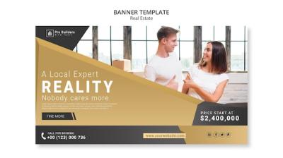 Real Estate Banner Design – Free Download, Free Stock Photo