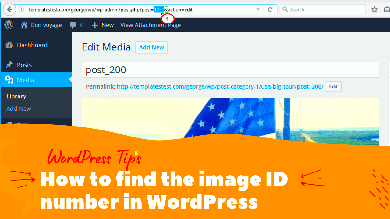 How to find the image ID number in WordPress  Tawfiqs Blog