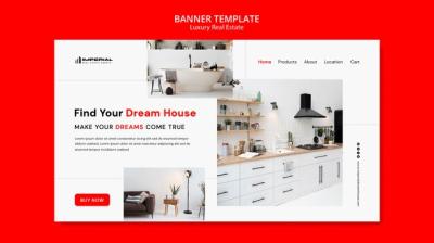 Luxury Real Estate Template Design – Download Free Stock Photo