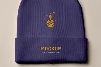 Embroidered Logo on Purple Hat – Free Stock Photo for Download