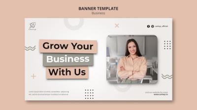 Flat Design Business Template for Professional Projects – Free Download