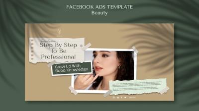 Facebook Template for Beauty Classes – Free Download