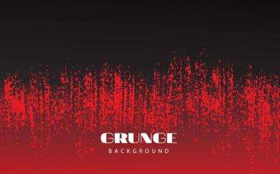 Red Grunge Texture on Black and Red Gradient Background – Free Download