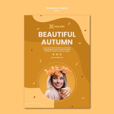 Autumn Concept Flyer Template – Free Download