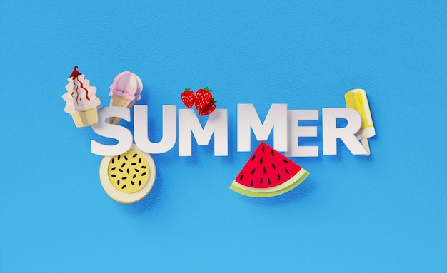 Summer Still Life Elements Arrangement – Free Download