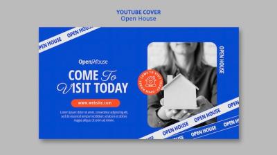 Open House Template Design – Free Download | Download Free Stock Photo