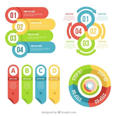 Collection of Modern Infographic Elements – Free Download