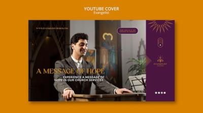 Evangelist Religion and Spirituality YouTube Cover Template – Free Download