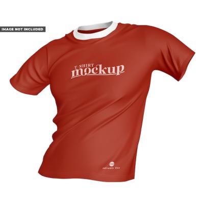 T-Shirt Mockup Front View for Free Download