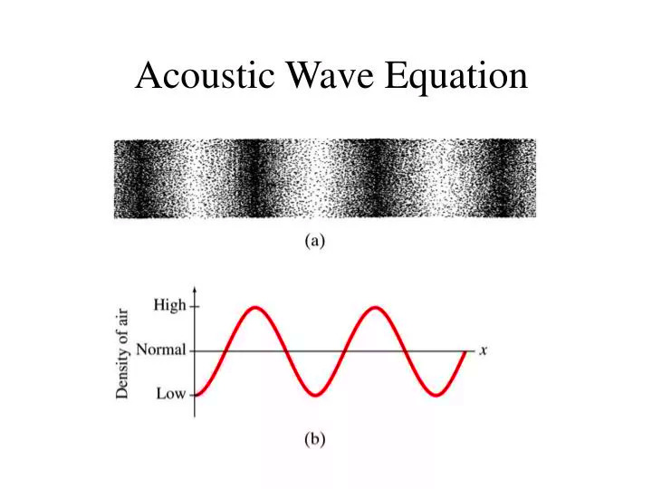 PPT  Acoustic Wave Equation PowerPoint Presentation free download 