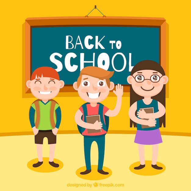 Smart Schoolkids Back to School Design – Free Download