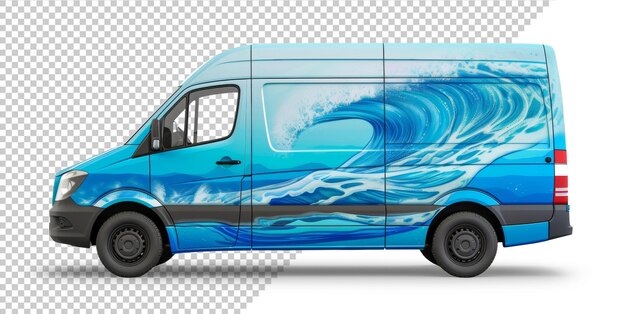 Surfer Cargo Van Mockup – Free Download