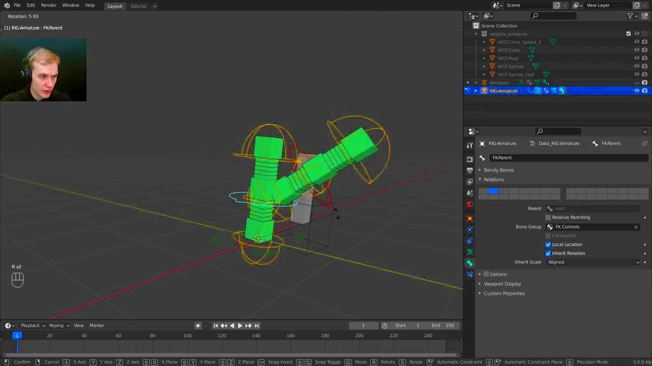 Parent Switching  Constraint Relinking  Blender Studio Rigging Tools 