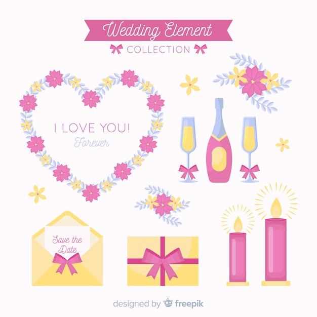 Wedding Element Collection – Free Stock Photo Download