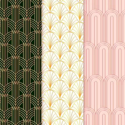 Art Deco Pattern Collection – Free Download for Stunning Vector Templates