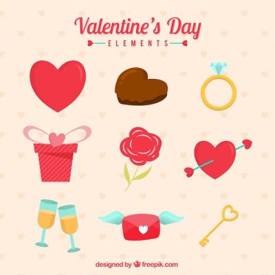 Valentine Celebration Elements – Free Download