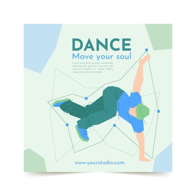 Dance Lessons Print Template – Free Download