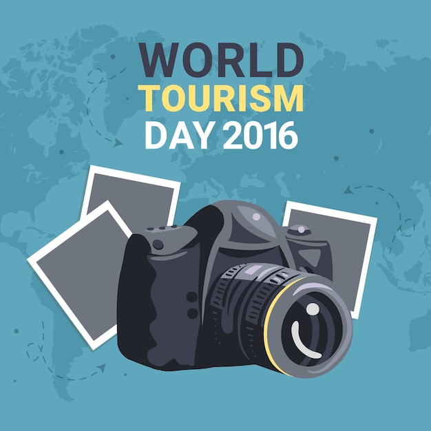 Polaroid Camera for World Tourism Day – Free Stock Photo Download