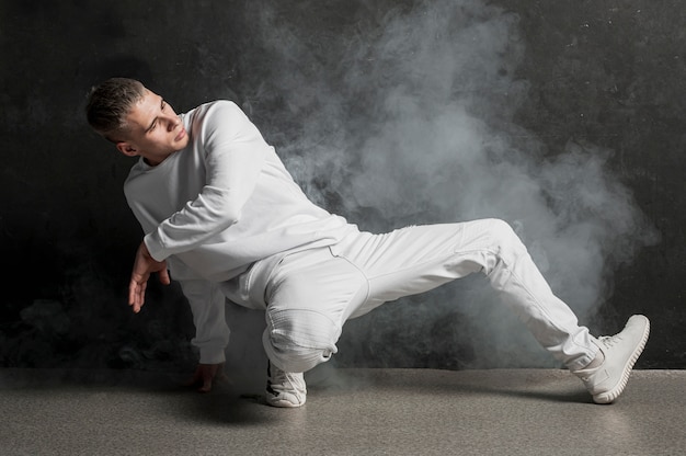 Male Dancer Posing with Fog – Free Stock Photo, Download Free