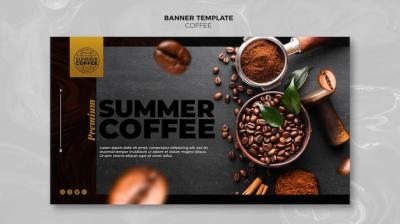 Coffee Shop Banner Template – Free Download