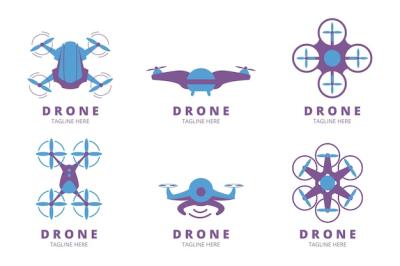 Modern Drone Logo Collection – Free to Download