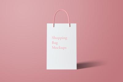 Shopping Bag Mockup Front View – Free Download