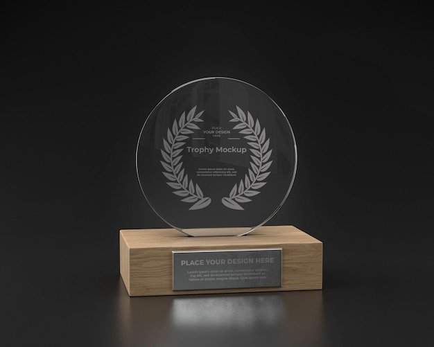 Trophy Mockup Design – Free Download