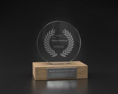 Trophy Mockup Design – Free Download