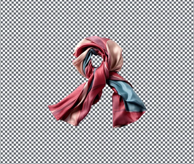 Beautiful Ribbon Scarf Isolated on White Background – Free Download