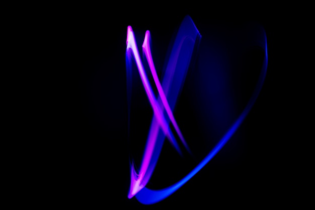 Abstract Light Painting in the Dark – Free Stock Photos for Download