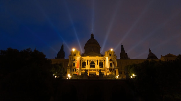 The Palau Nacional in Barcelona at Night – Free Stock Photo, Download for Free