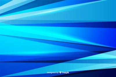 Decorative Background with Abstract Blue Shapes – Free Download