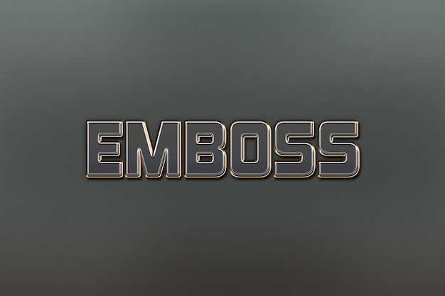 Emboss Text Style – Free Stock Photo, Download Free