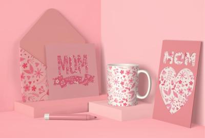 Creative Assortment for Mother’s Day Mock-Up – Free Stock Photos for Download