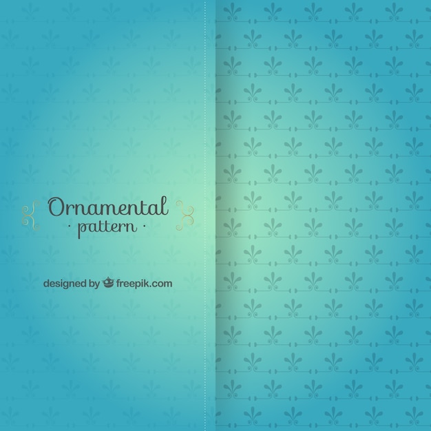 Blue Ornamental Pattern – Free Download | Vector Templates