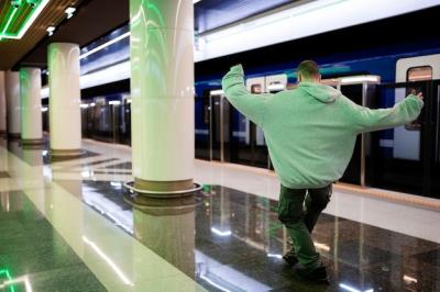 Young Male Performer Dancing at a Subway Station – Free Stock Photo for Download