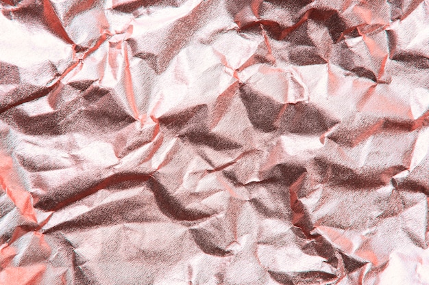 Pink Crumpled Paper Close-Up – Free Download