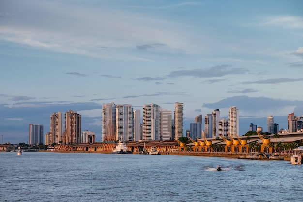 Mesmerizing View of the Brazilian Cityscape Under a Cloudy Sky – Free Download