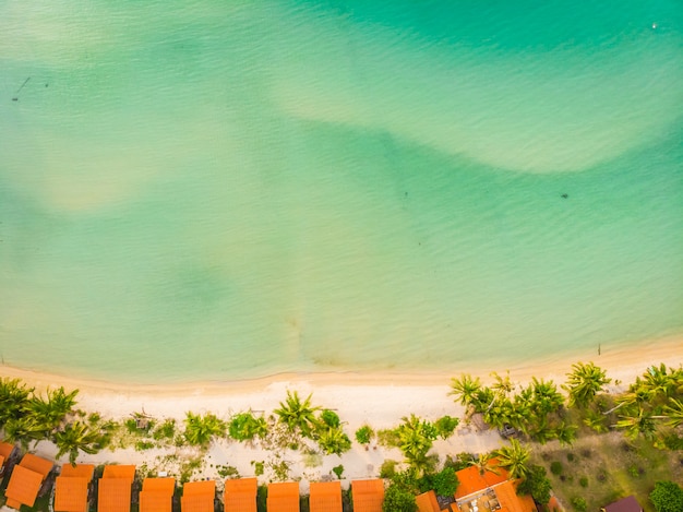 Stunning Aerial View of Beach and Sea – Free Stock Photo for Download