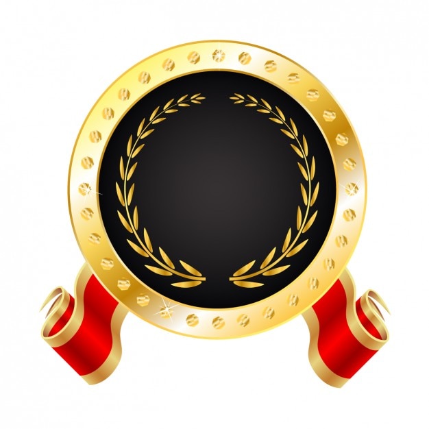 Realistic Golden Medal – Free Download, Free Stock Photo