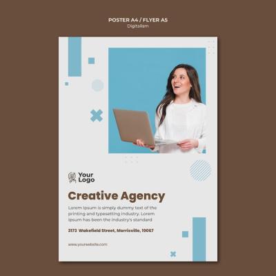 Business Ad Poster Template – Free Download