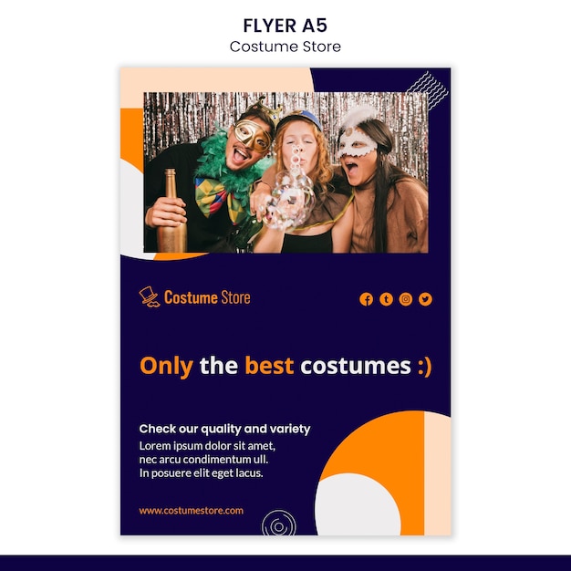 Halloween Costume Flyer Template – Free Download