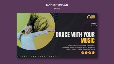 Musical Event Banner Template – Free Download