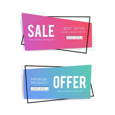 Sales Banner Collection – Free Stock Photos, Download Free