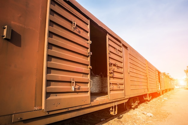 Close-up of Train with Containers – Free Stock Photo, Download for Free